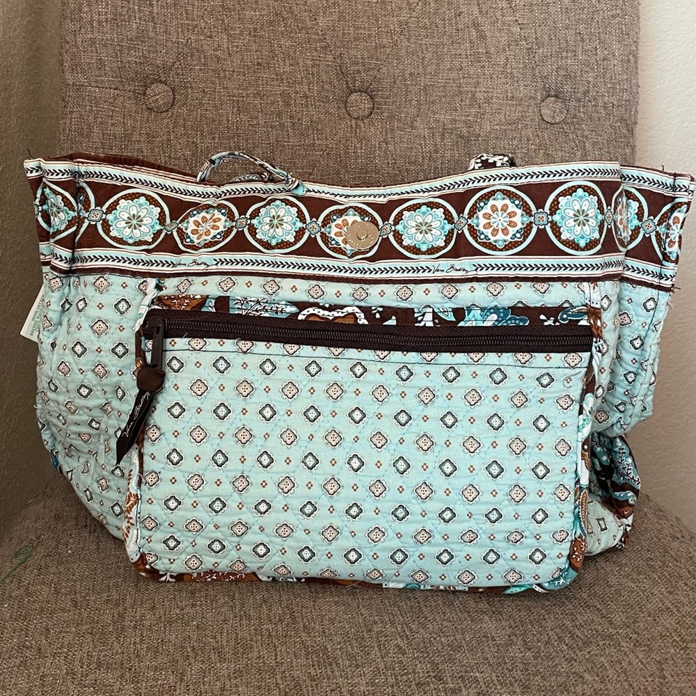 Vera Bradley, Java Blue, Shoulder | Tote Bag - Picture 8 of 14